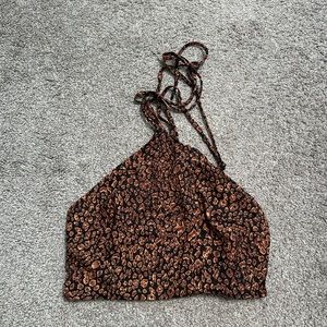 Kittenish cheetah top